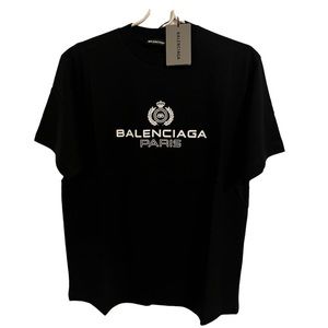 Balenciaga Black Short Sleeve Tee